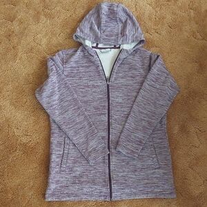 Columbia Purple Heathered Full-Zip Jacket